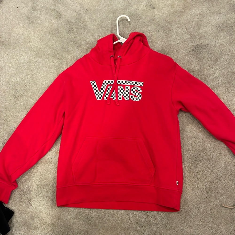 Checkered vans hoodie